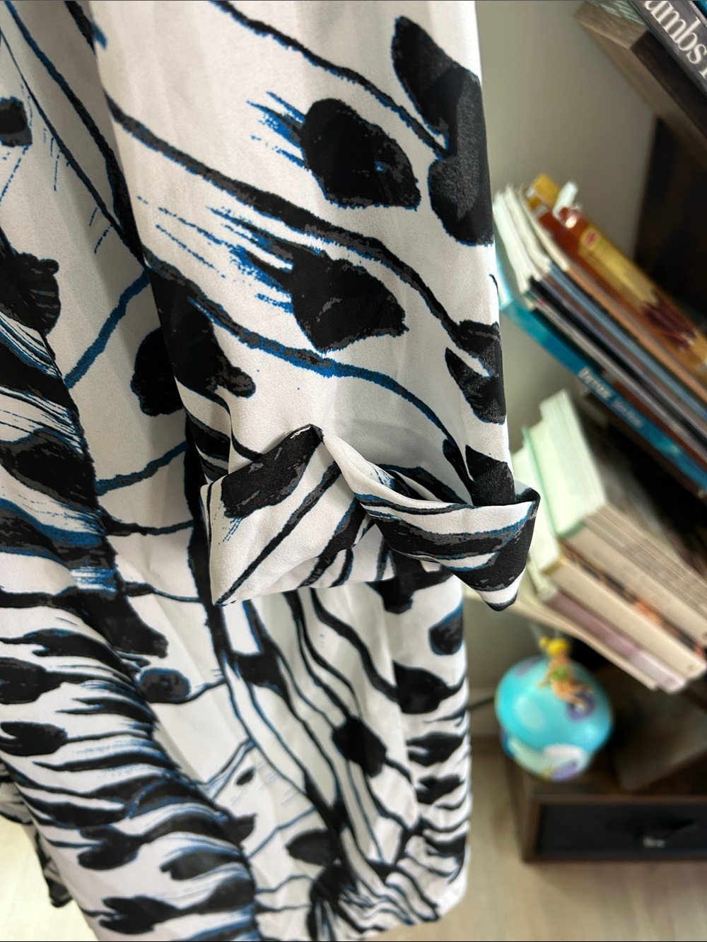 Melissa McCarthy Seven7 Black and White Printed Tunic - Picture 3 of 4